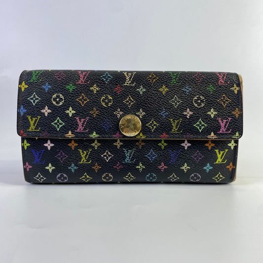 Louis Vuitton	Takashi Murakami Sarah Wallet Multicolor
