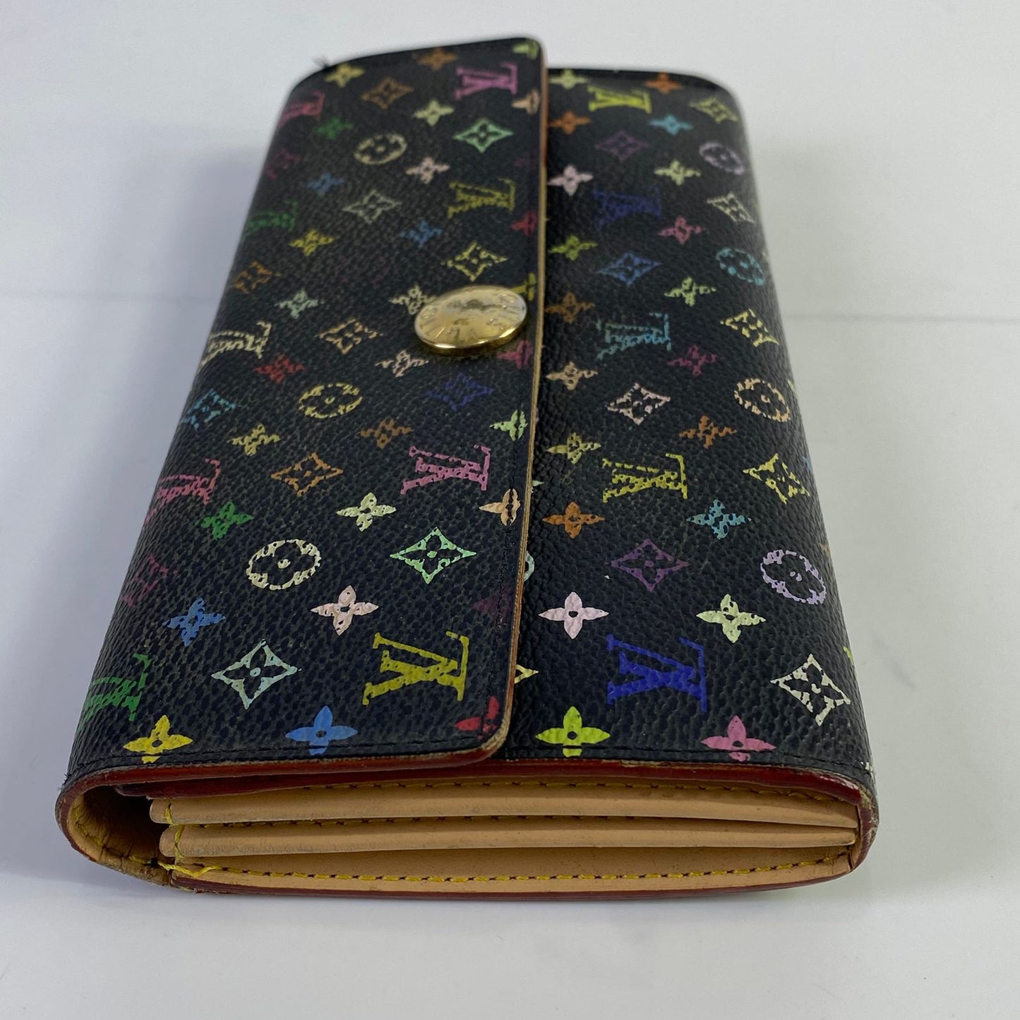 Louis Vuitton	Takashi Murakami Sarah Wallet Multicolor