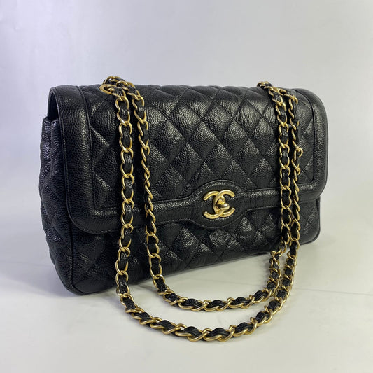 Chanel Classic Flap Bag Black GHW