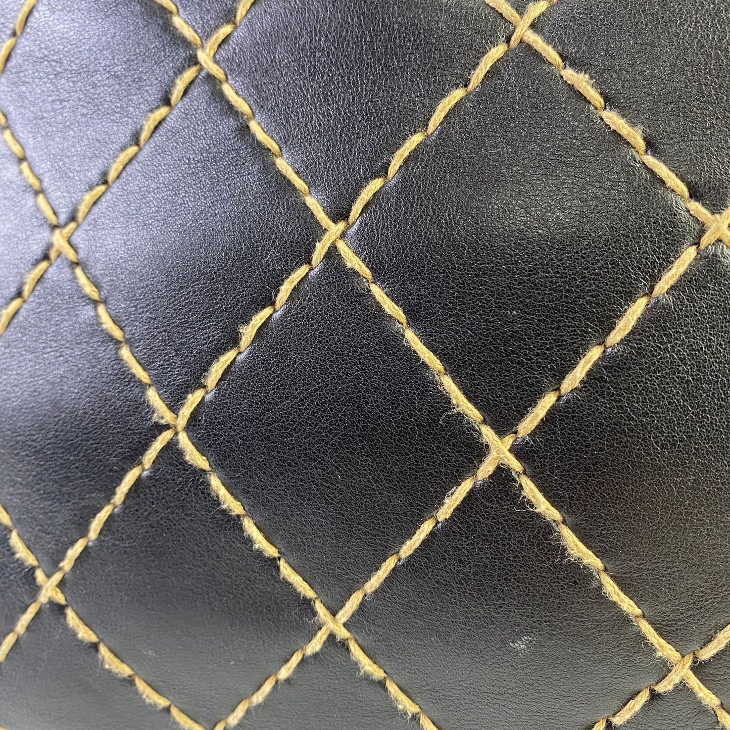 Chanel Wild Stitch Boston Bag Black