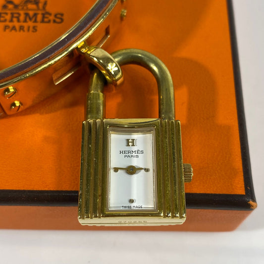 Hermes Kelly Watch Orange