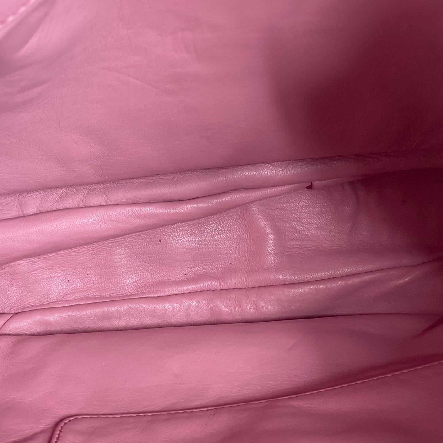 Prada Gaufre Double Zip Pink