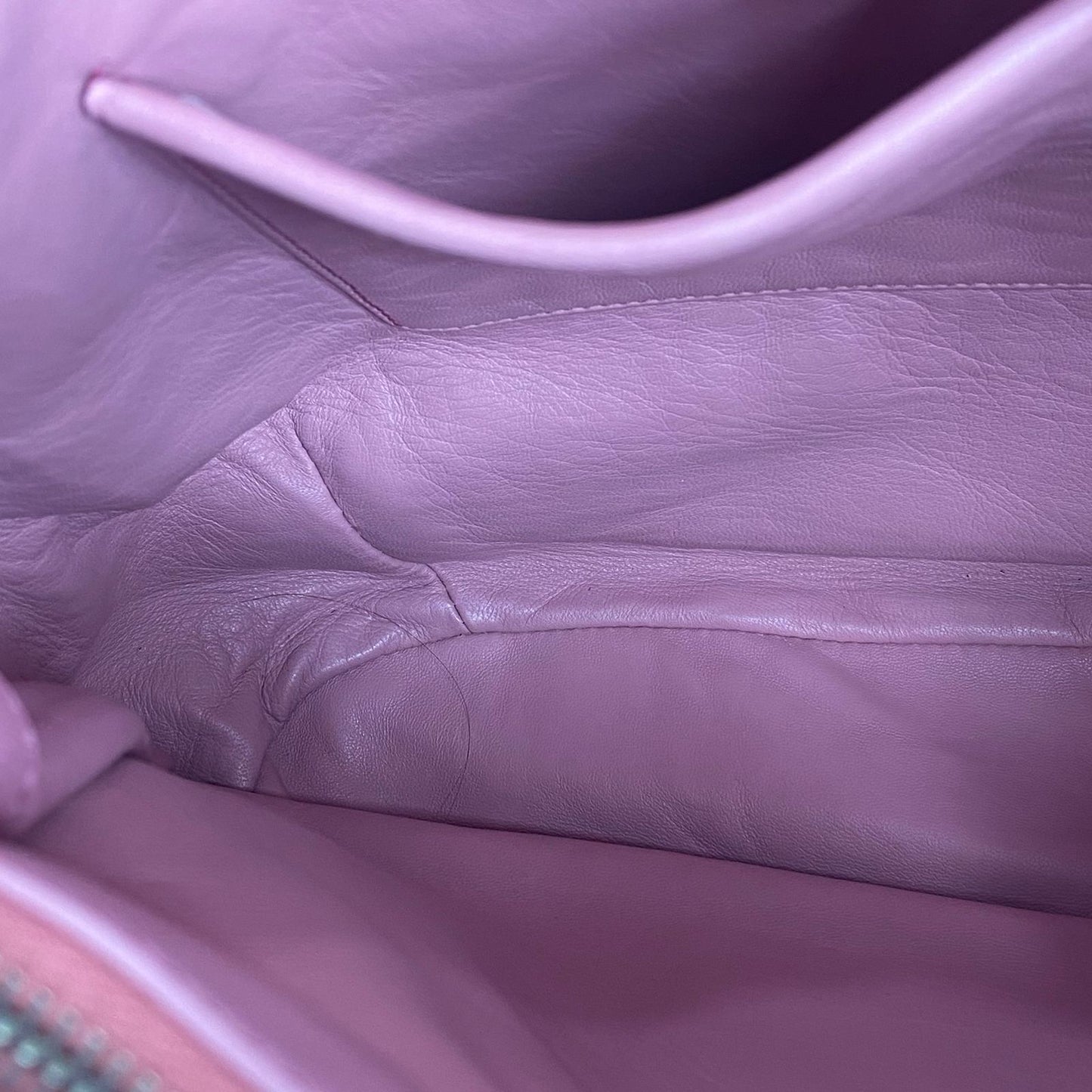 Prada Gaufre Double Zip Pink