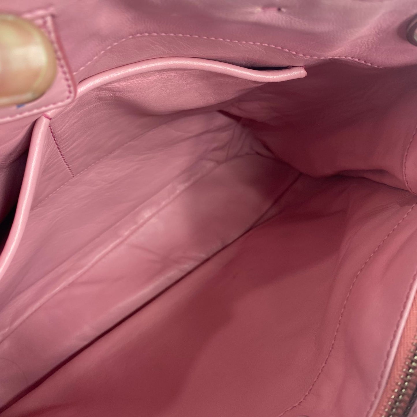 Prada Gaufre Double Zip Pink