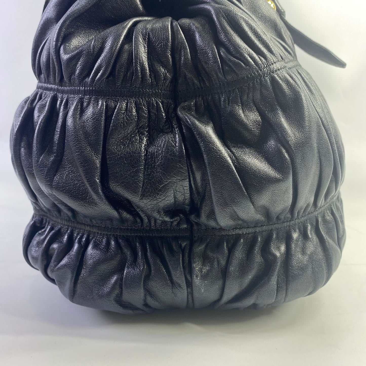 Prada Nappa Gaufre Tote Black