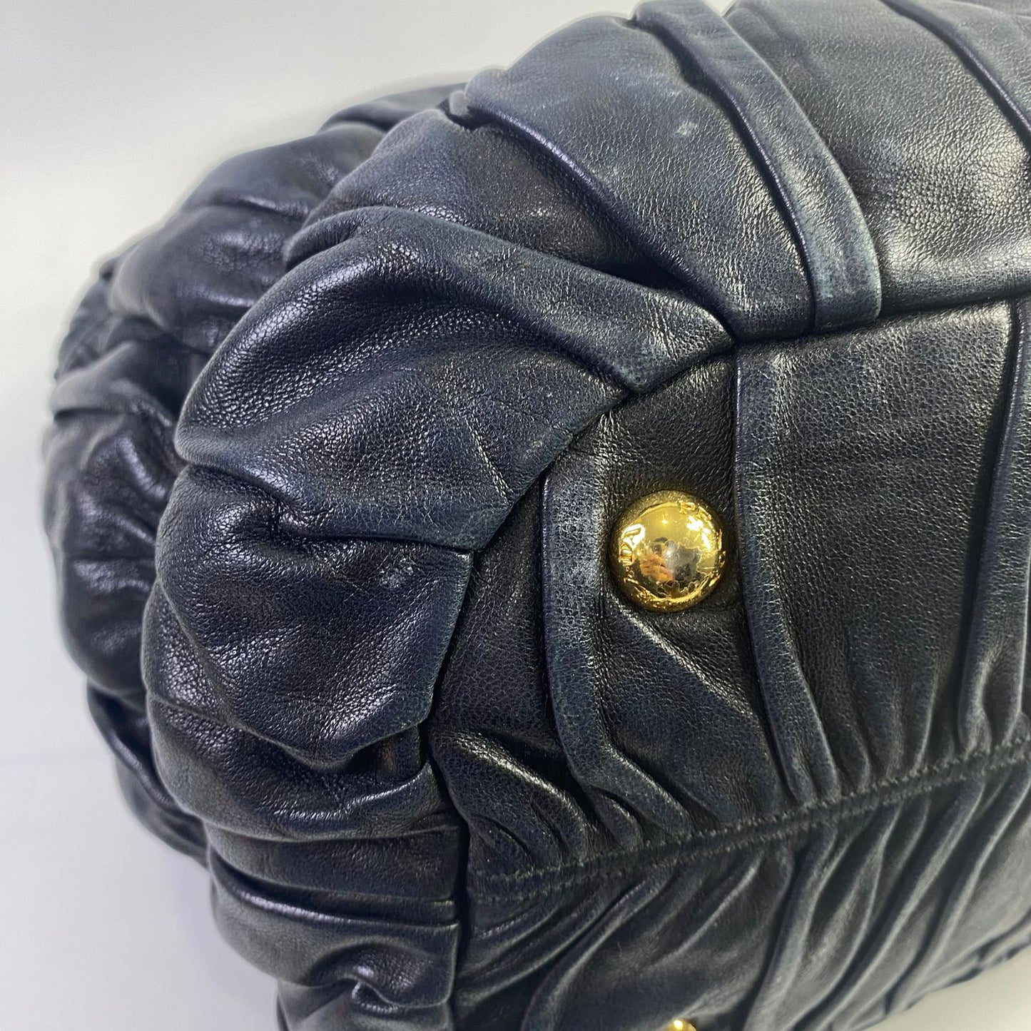 Prada Nappa Gaufre Tote Black