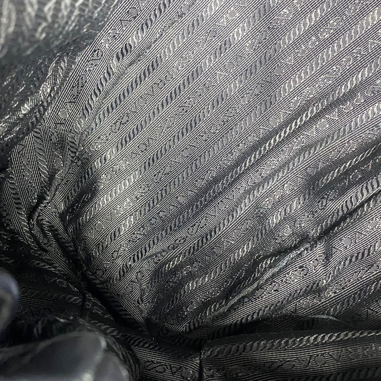 Prada Nappa Gaufre Tote Black