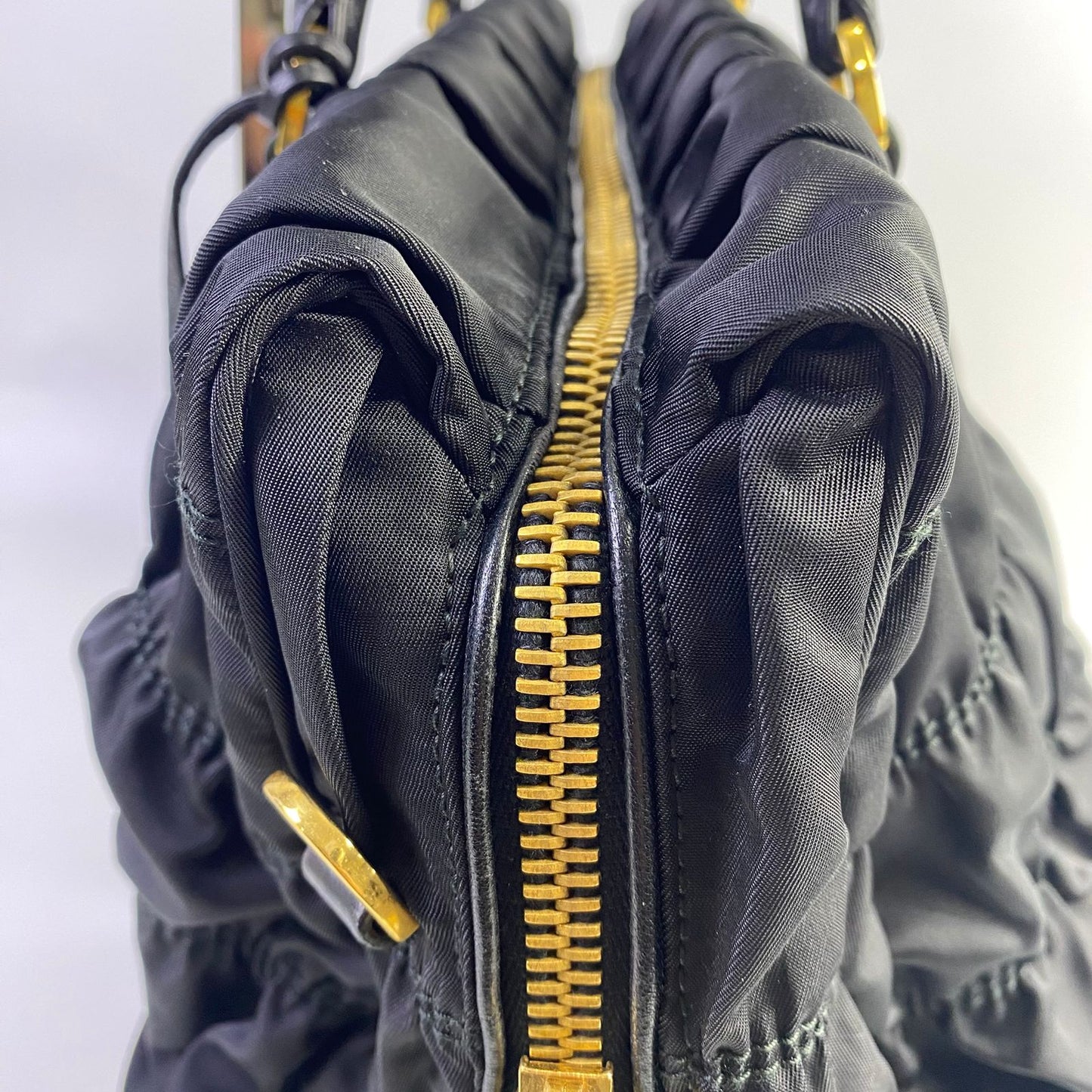 Prada Tessuto Gaufre Nylon Black