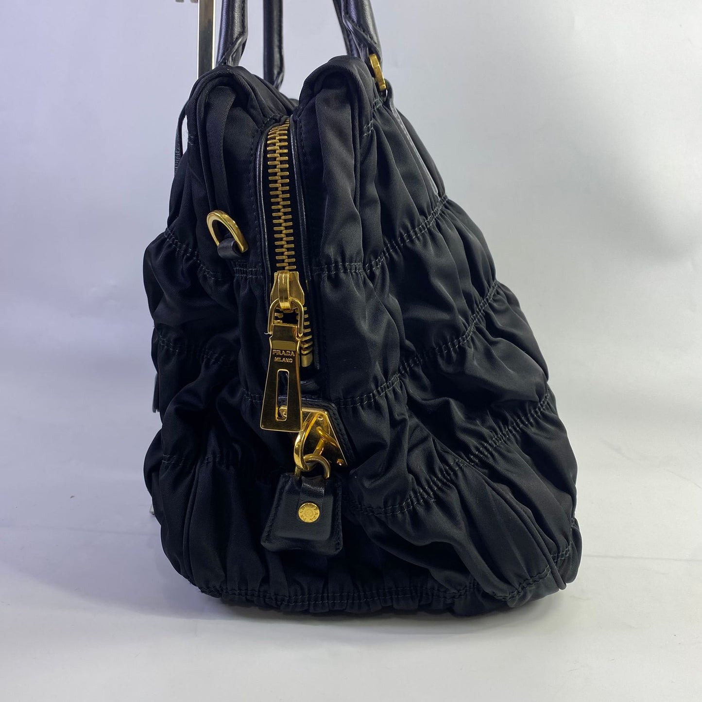 Prada Tessuto Gaufre Nylon Black