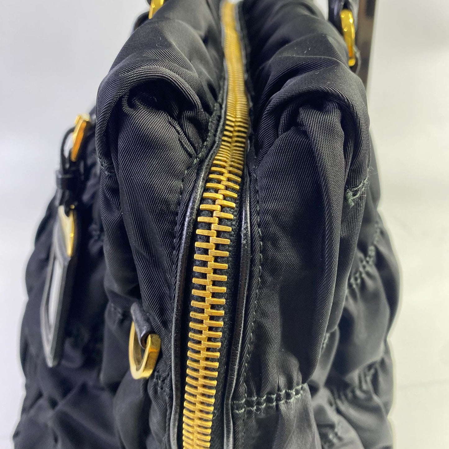 Prada Tessuto Gaufre Nylon Black