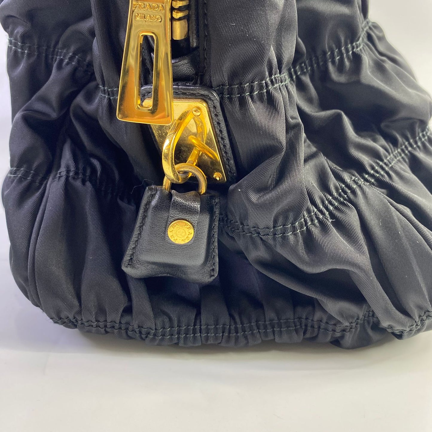 Prada Tessuto Gaufre Nylon Black