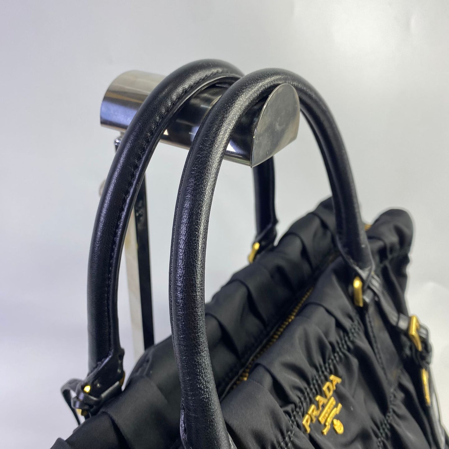 Prada Tessuto Gaufre Nylon Black