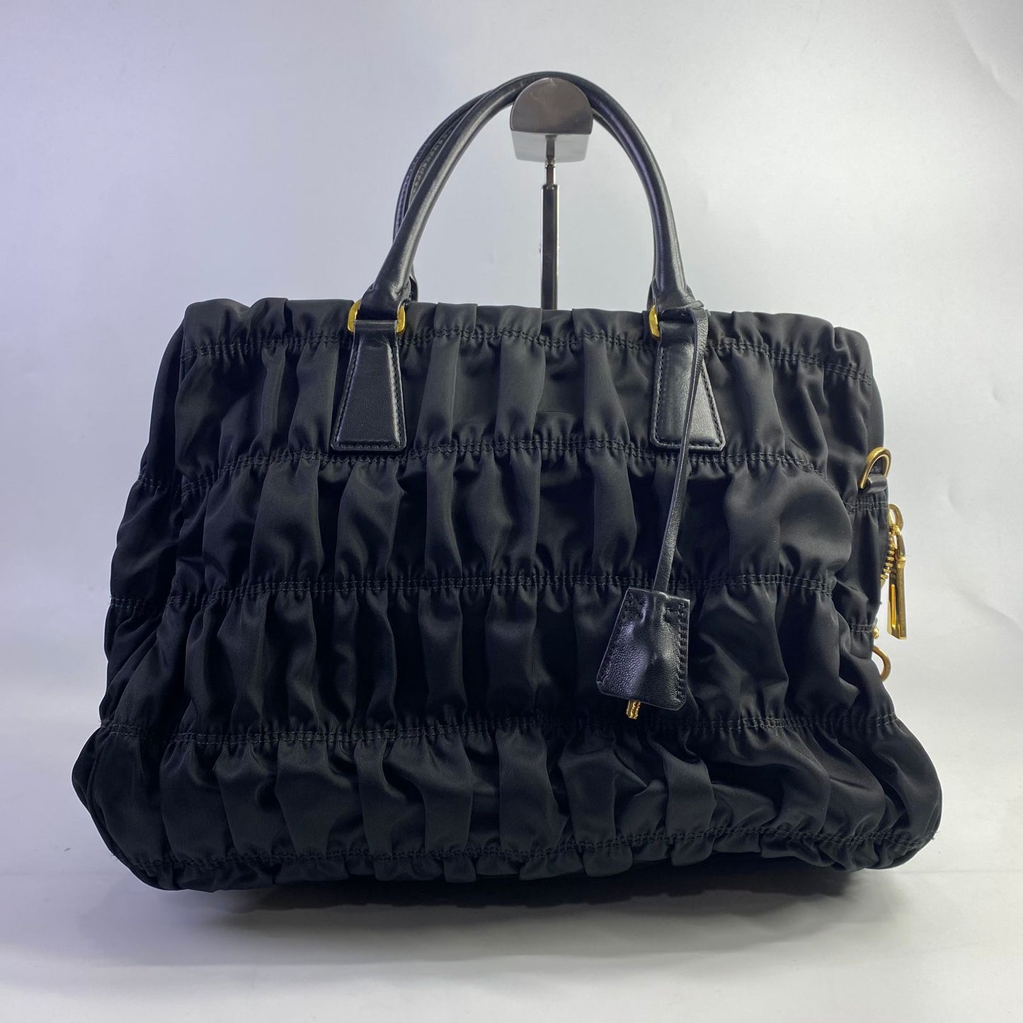 Prada Tessuto Gaufre Nylon Black