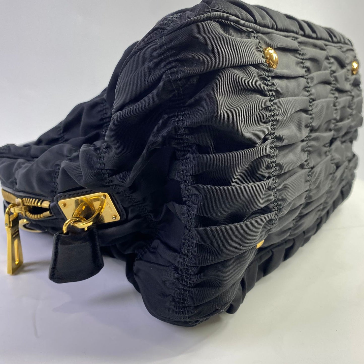Prada Tessuto Gaufre Nylon Black