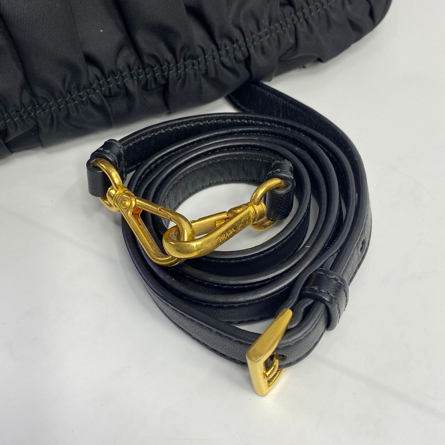Prada Tessuto Gaufre Nylon Black