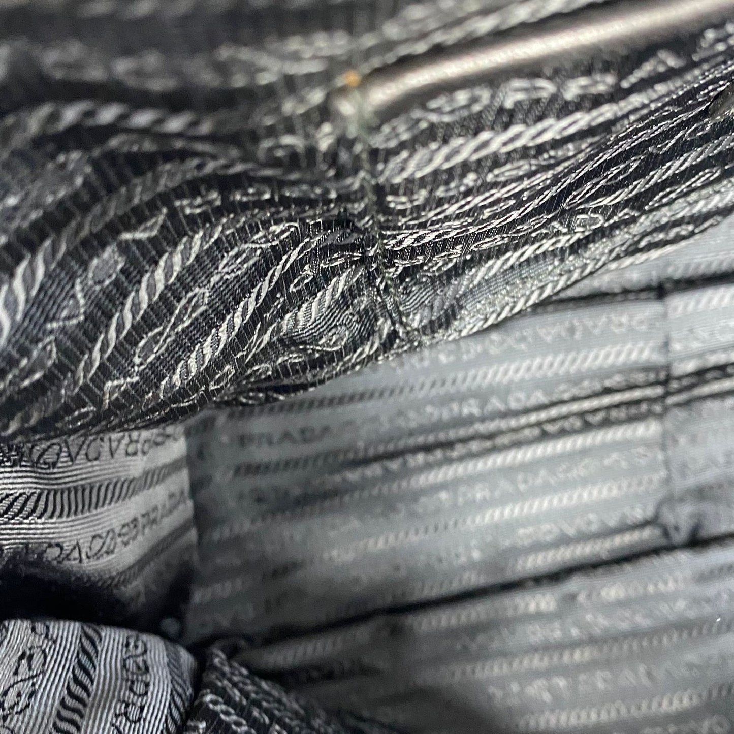 Prada Tessuto Gaufre Nylon Black