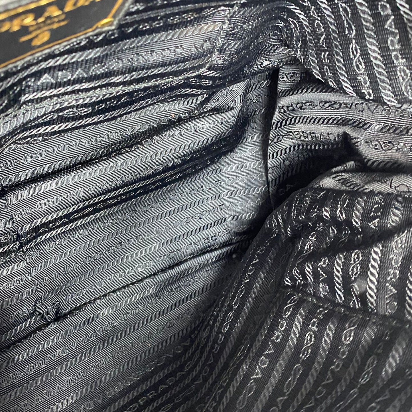 Prada Tessuto Gaufre Nylon Black