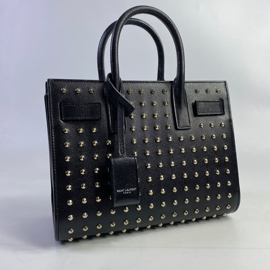 YSL Stud Sac De Jour Black
