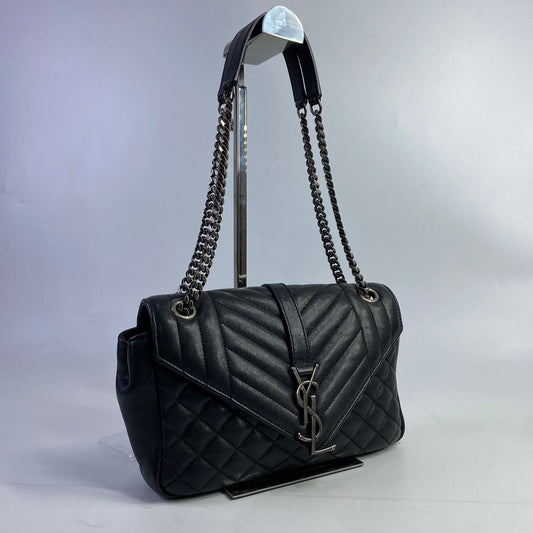 YSL College Chevron Black