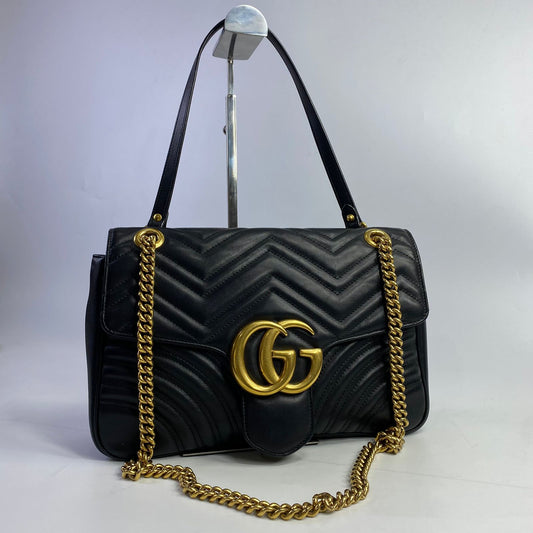 GUCCI Marmont Black GHW