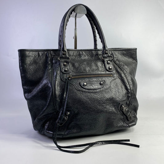 Balenciaga Agneua Sunday Tote Black