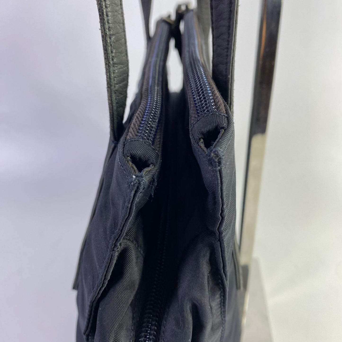 Prada Tessuto Nylon Shoulder Bag Black