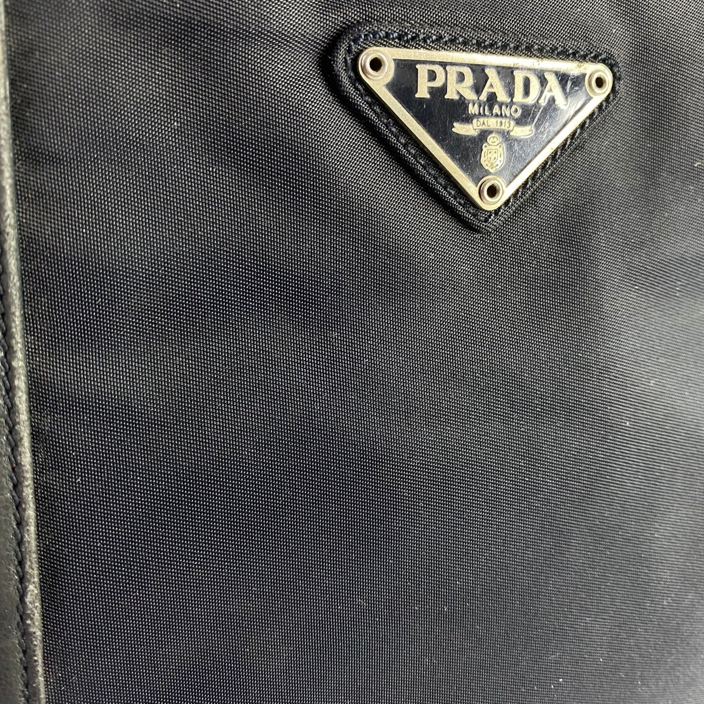 Prada Tessuto Nylon Shoulder Bag Black