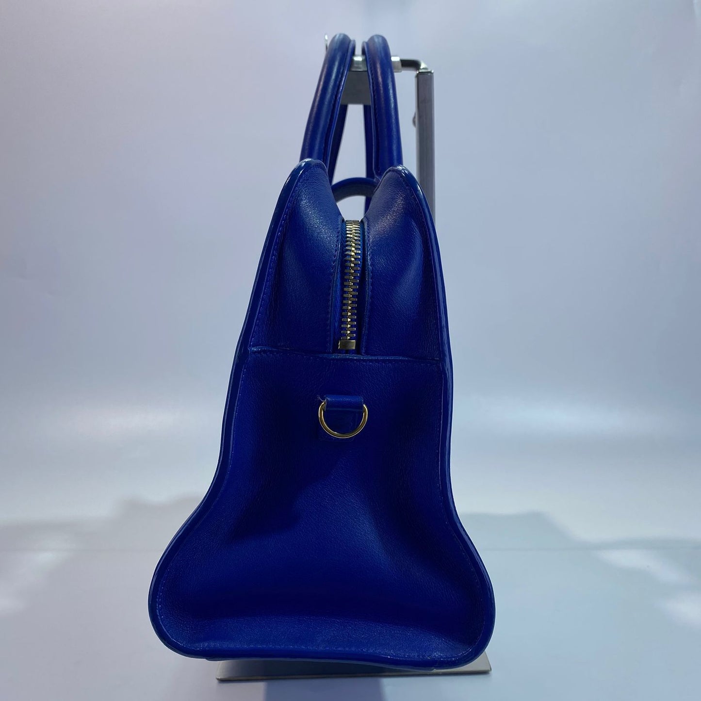 YSL	Cabas Tote Blue