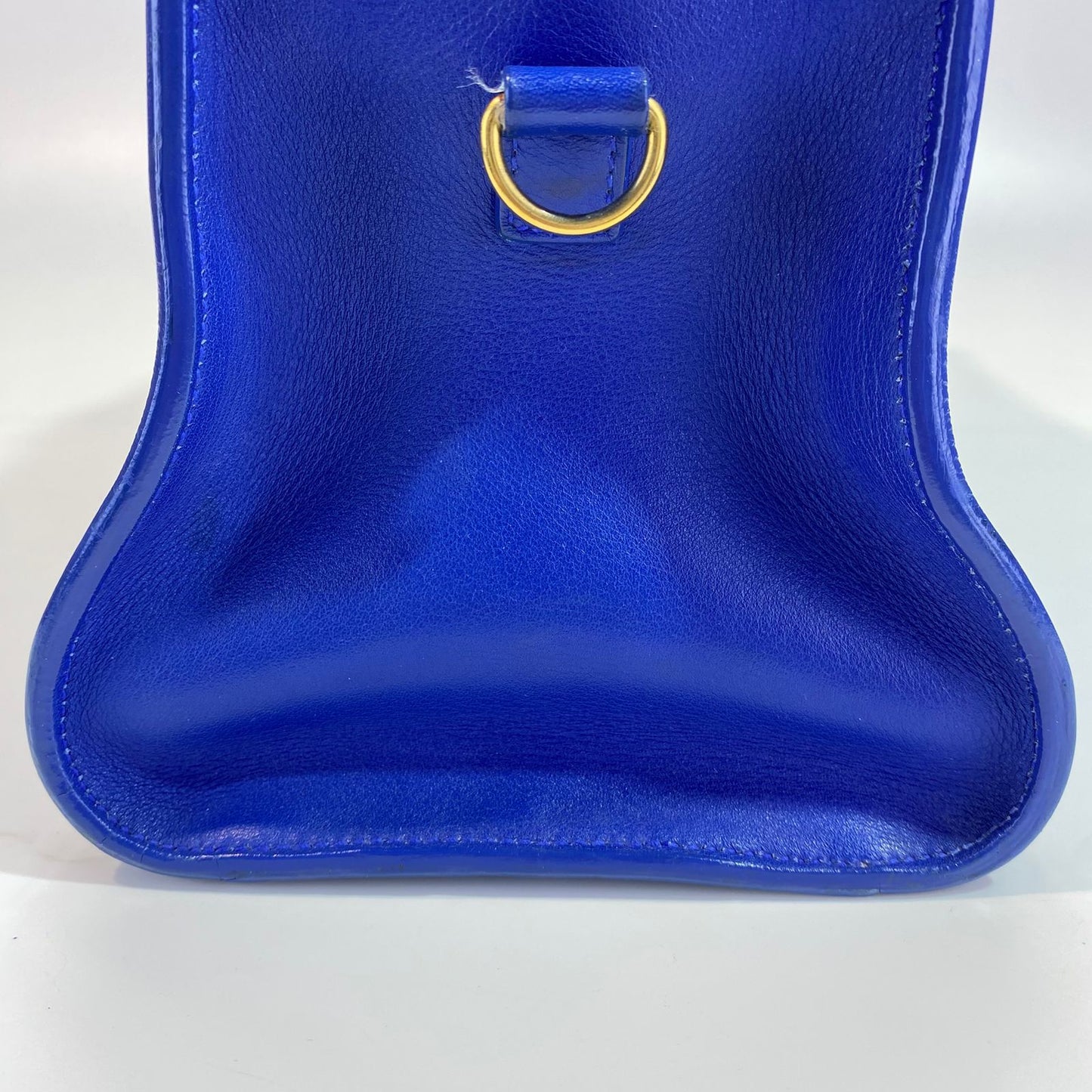 YSL	Cabas Tote Blue