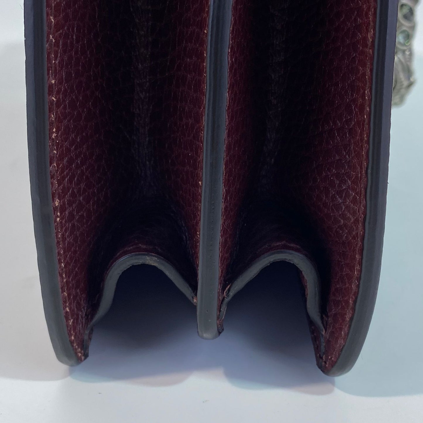 Gucci Dionysus Leather Chain Shoulder Bag Burgundy