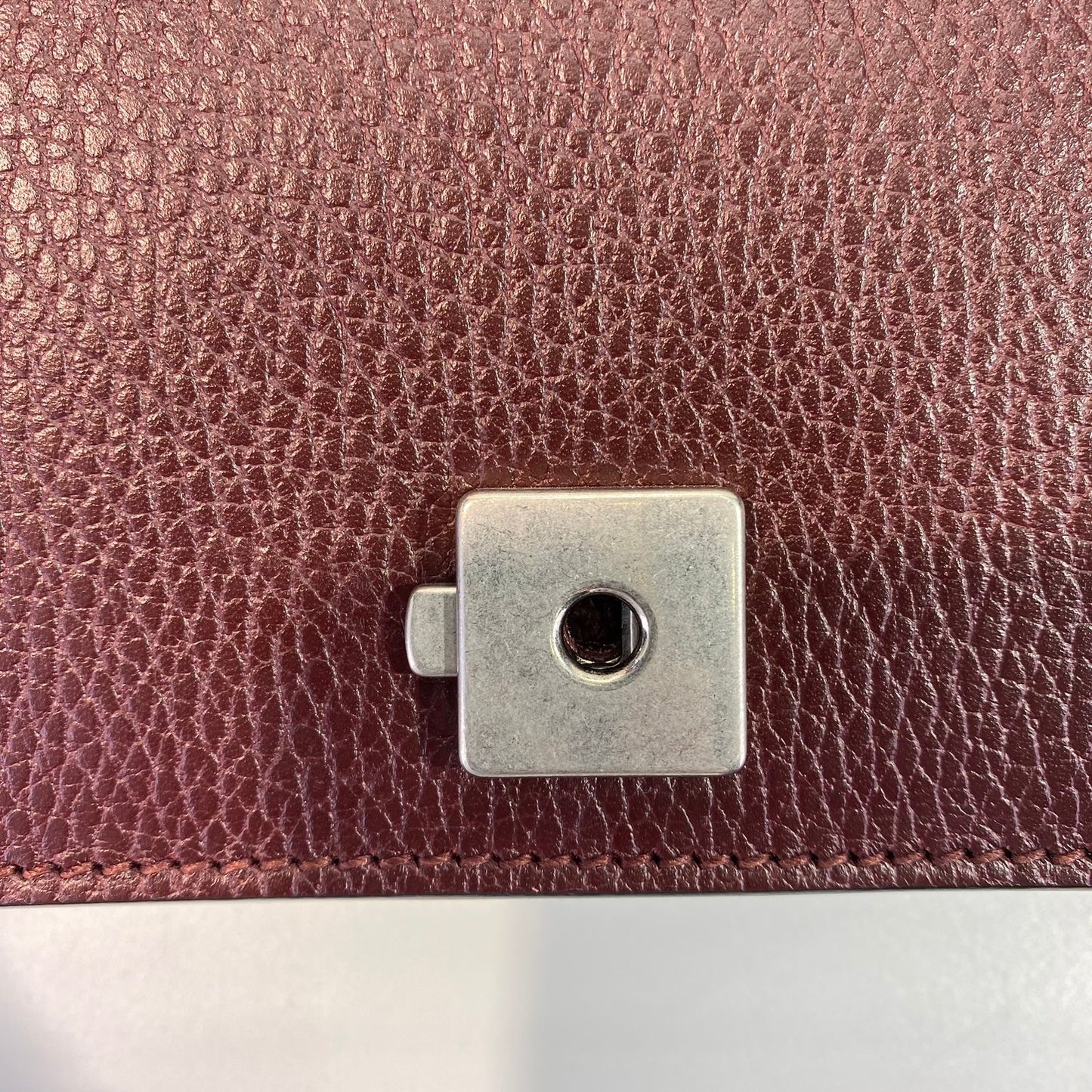 Gucci Dionysus Leather Chain Shoulder Bag Burgundy