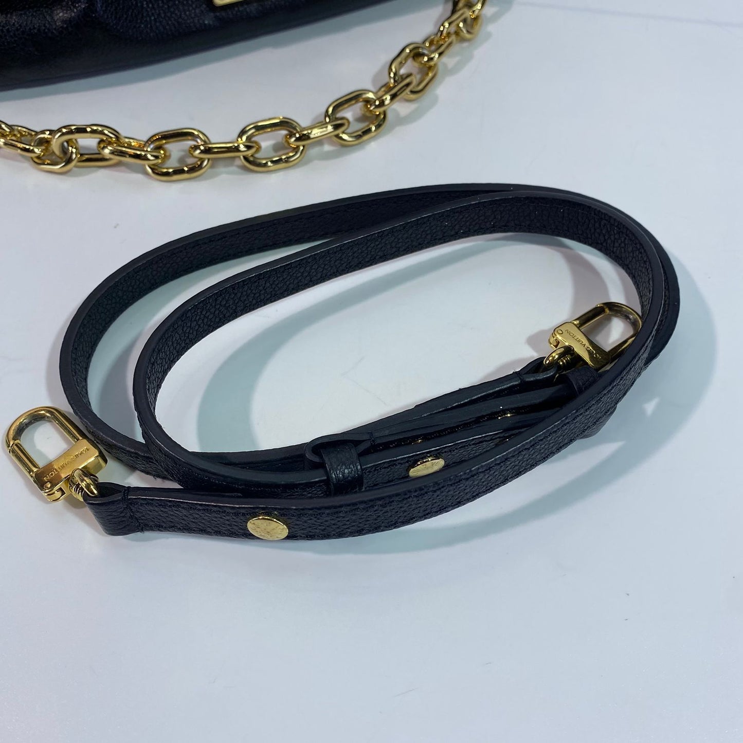 Louis Vuitton	Favorite Black Monogram Empreinte GHW