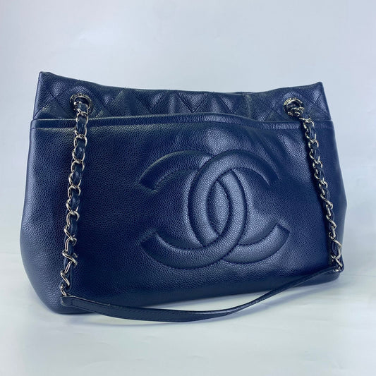 Chanel Timeless CC Soft Shopping Tote Blue