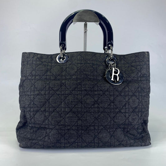 Dior	Lady Dior Denim Cannage Black