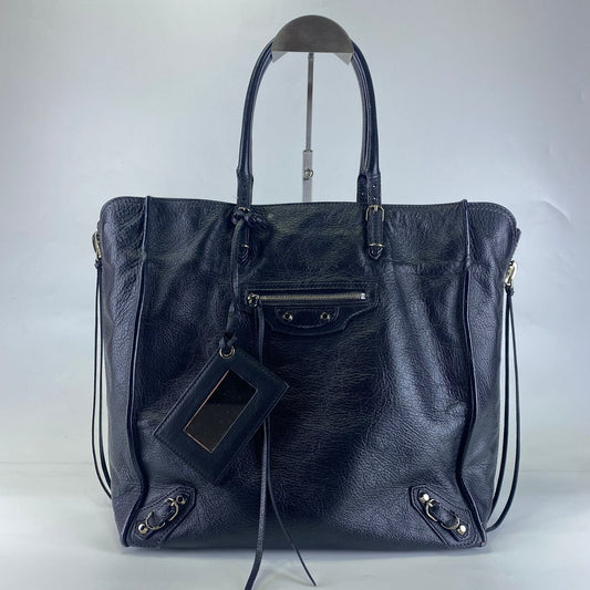 Balenciaga Papier Tote A5 Zip Black