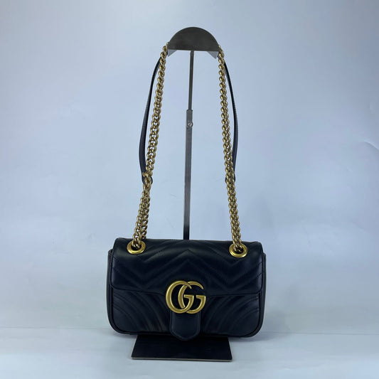 Gucci GG Marmount Small Matelasse Shoulder Bag