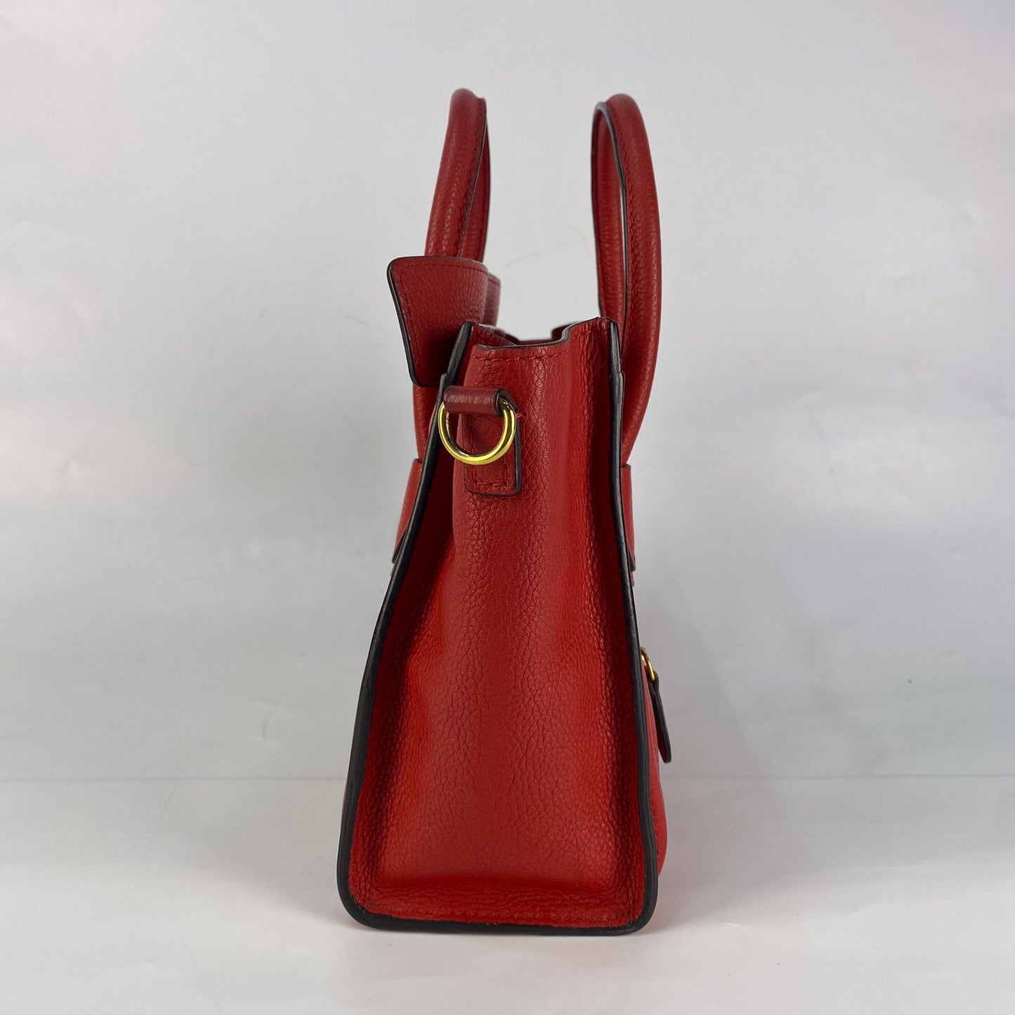 Celine Luggage Nano Red