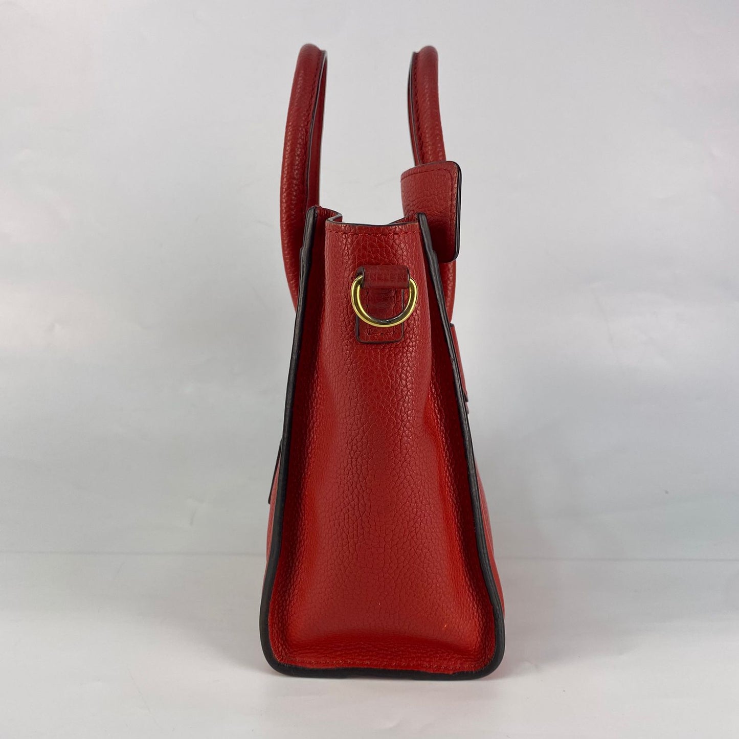 Celine Luggage Nano Red