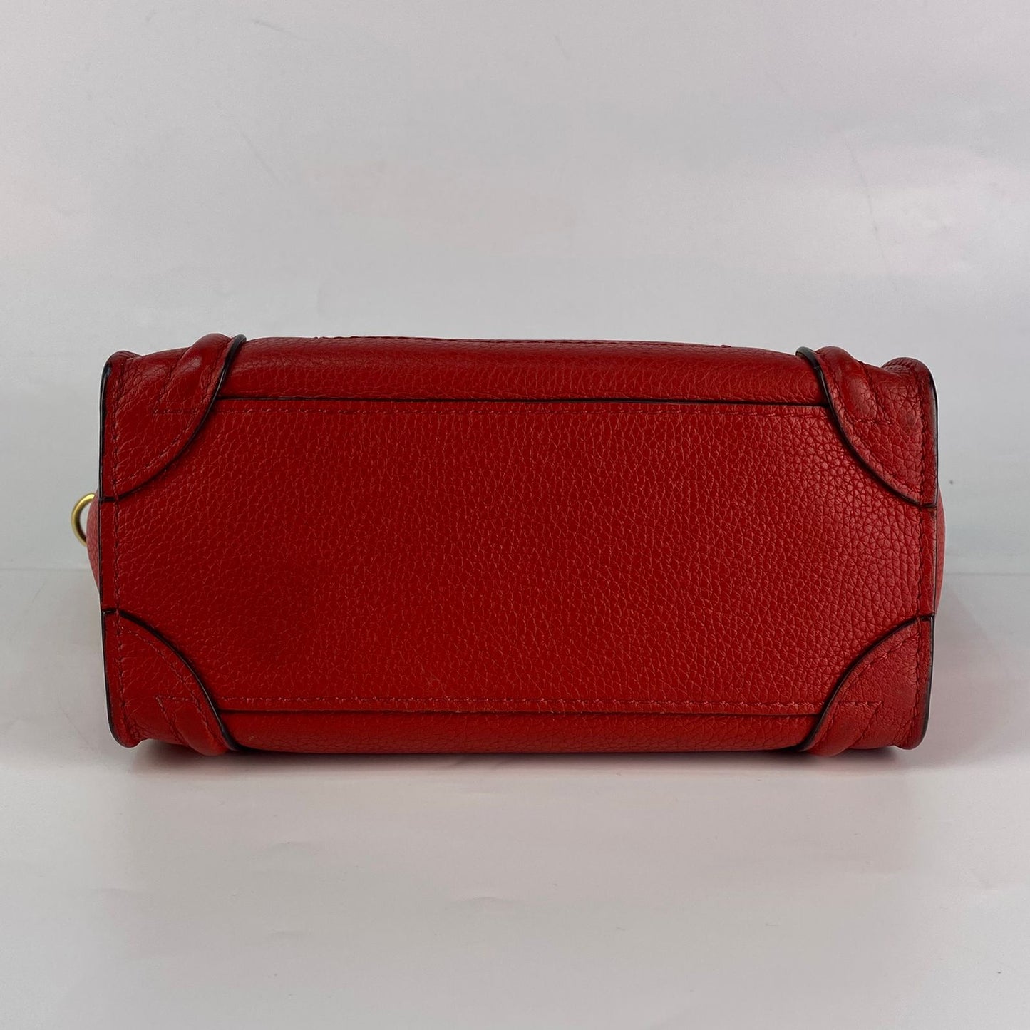 Celine Luggage Nano Red