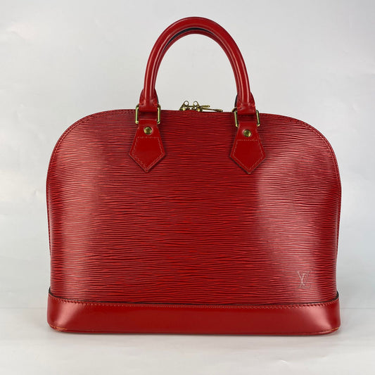 Louis Vuitton	Alma Epi Red