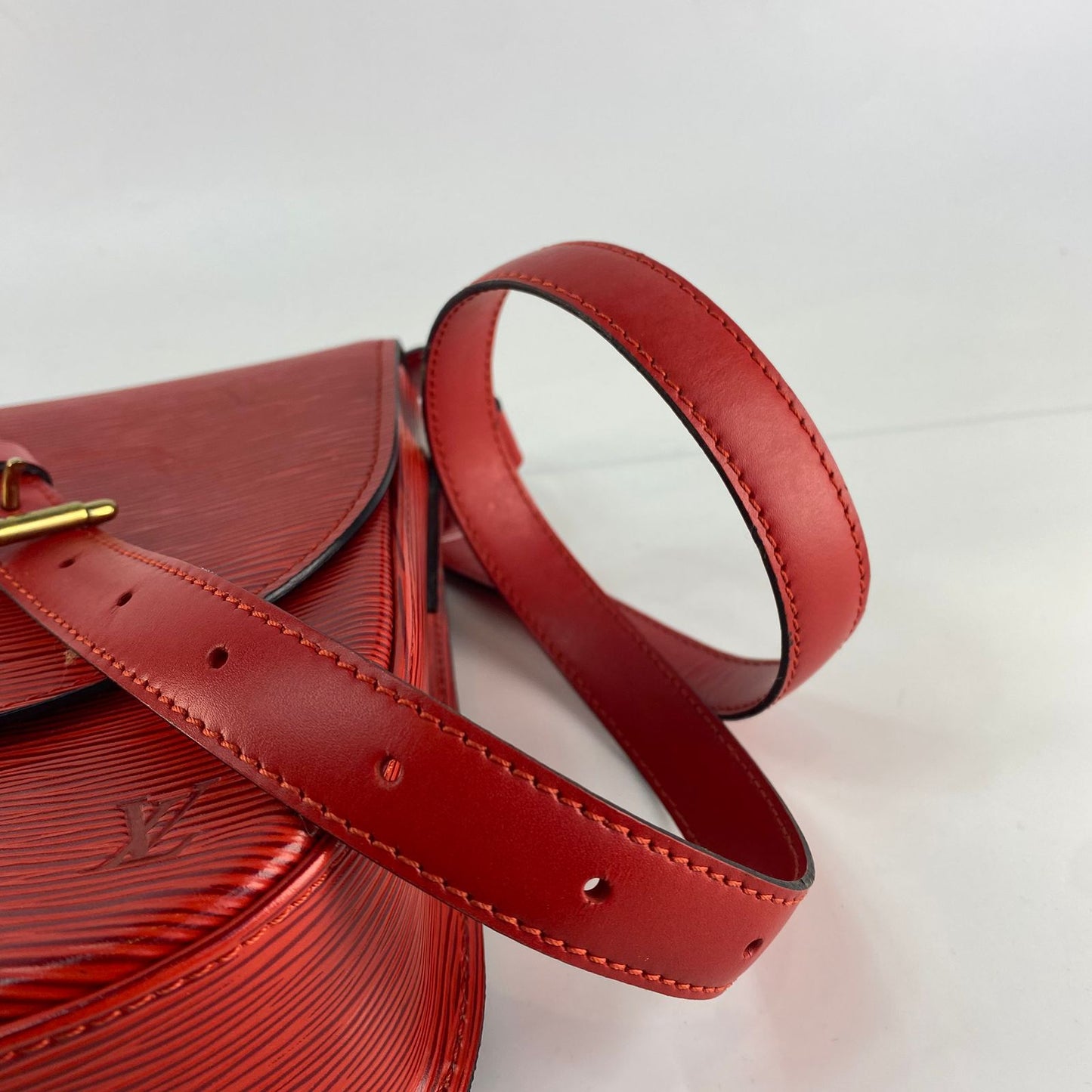Louis Vuitton Saint Cloud Red Epi