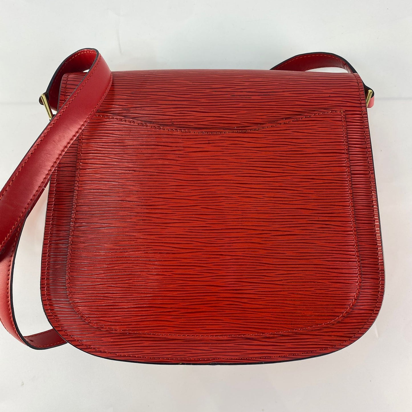 Louis Vuitton Saint Cloud Red Epi