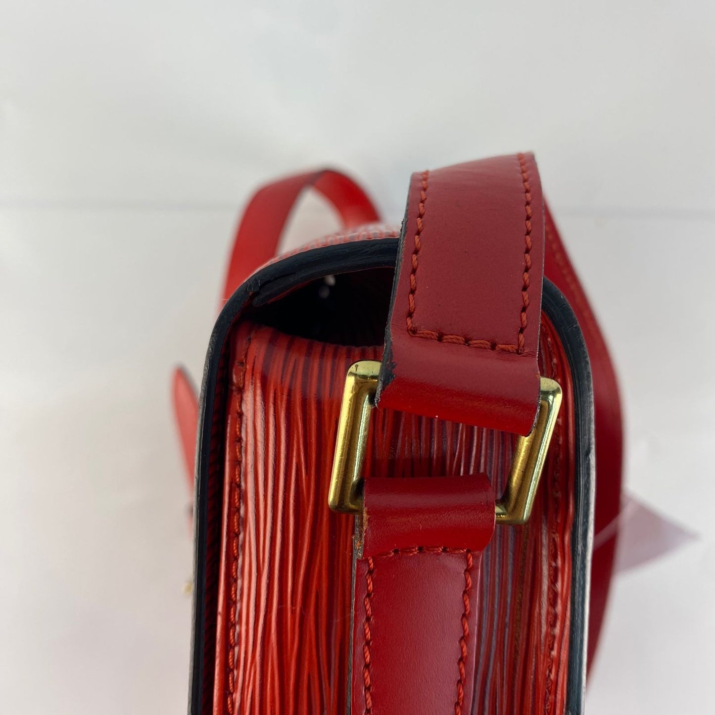 Louis Vuitton Saint Cloud Red Epi
