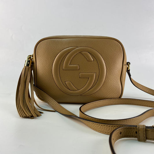 Gucci Soho Camera Bag Beige