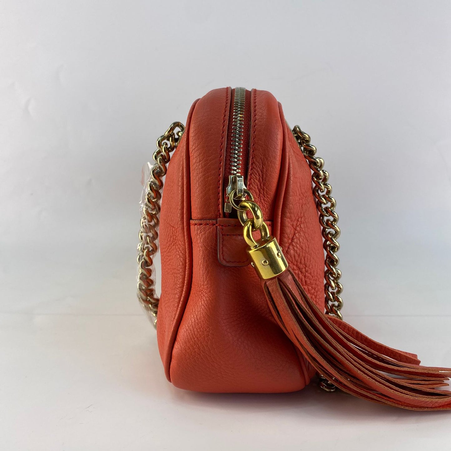 Gucci Soho Chain Shoulder Bag Pink