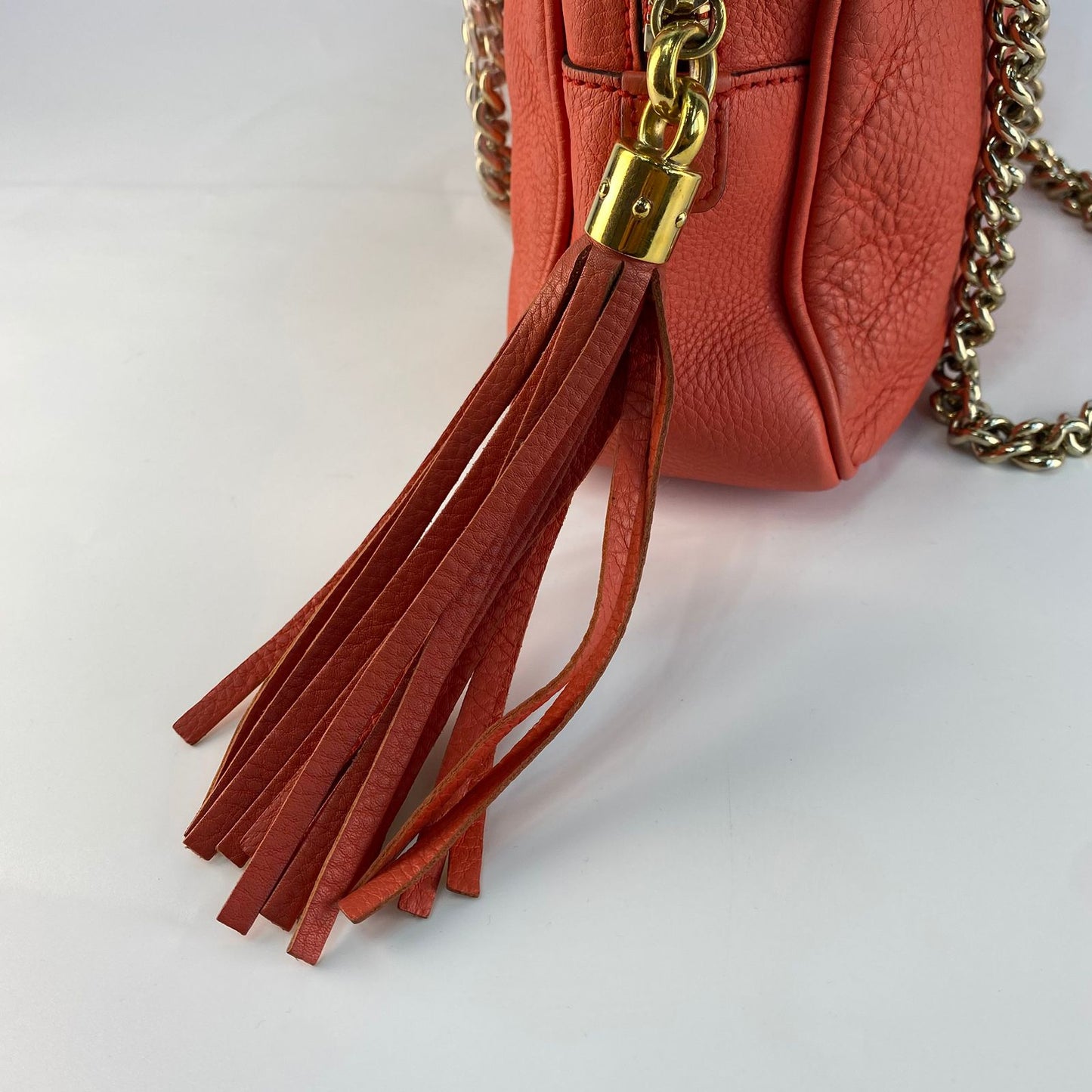 Gucci Soho Chain Shoulder Bag Pink