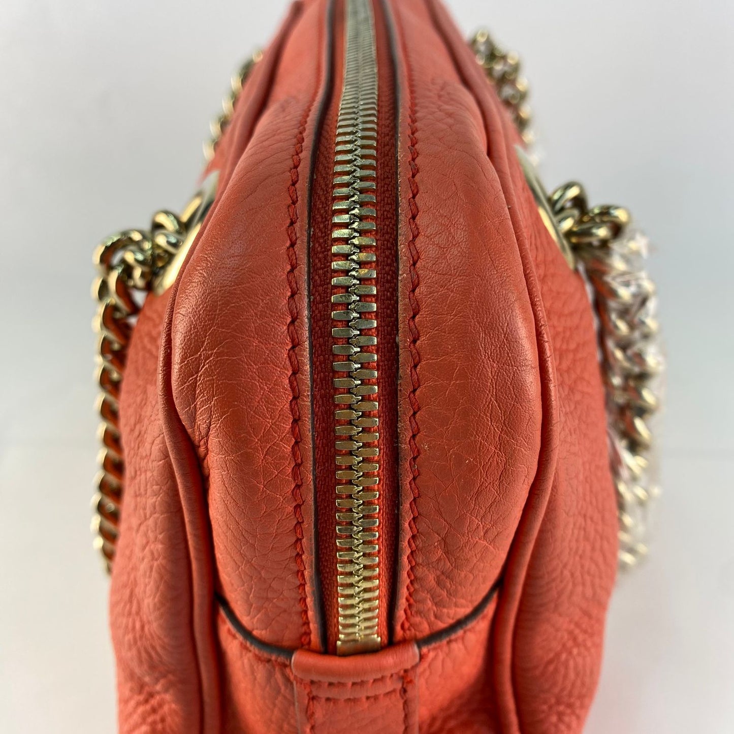 Gucci Soho Chain Shoulder Bag Pink