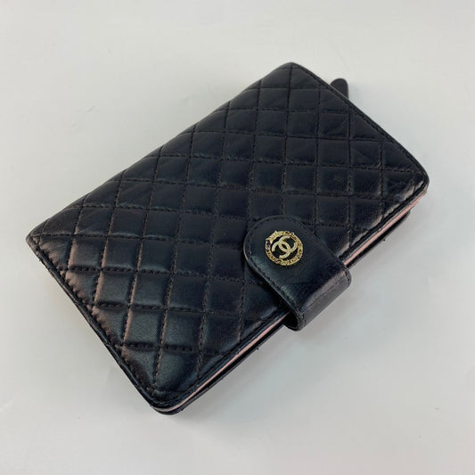Chanel French Quilted Wallet Black