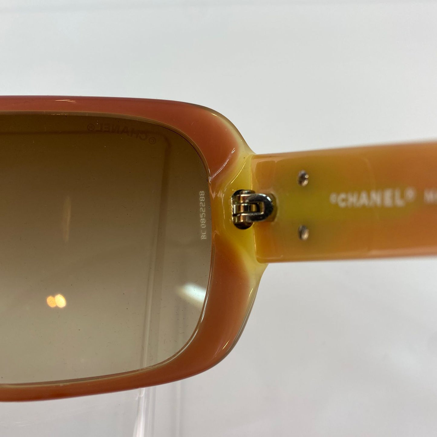 Chanel Oversized Red Frame Sunglasses