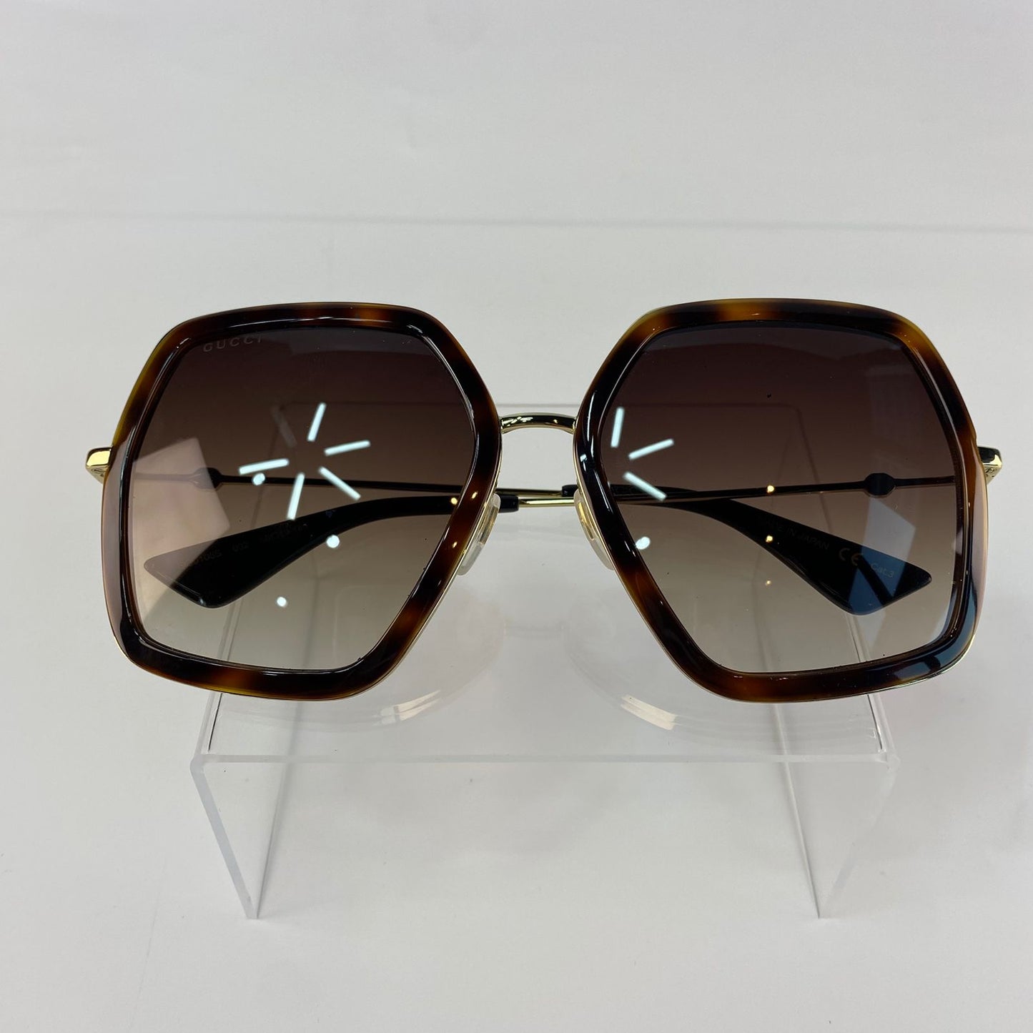 Gucci Acetate Oversize Square Frame Sunglasses